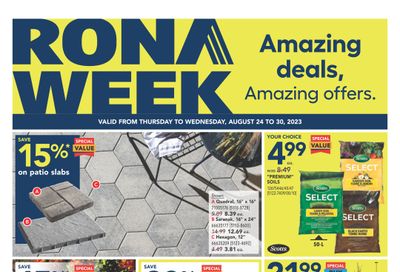 Rona (West) Flyer August 24 to 30