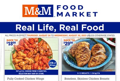 M&M Food Market (ON) Flyer August 24 to 30