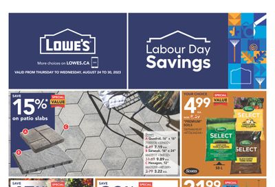 Lowe's (ON) Flyer August 24 to 30