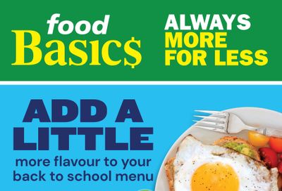 Food Basics Private Label Flyer August 24 to September 20