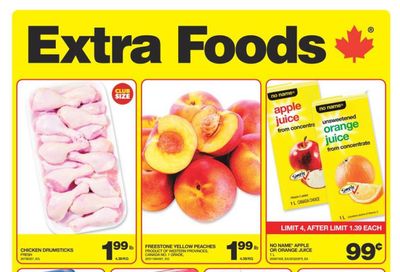 Extra Foods Flyer August 24 to 30