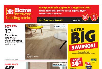 Home Hardware Building Centre (ON) Flyer August 24 to 30