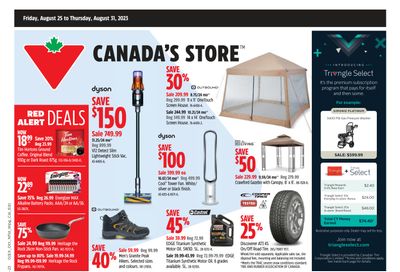 Canadian Tire (ON) Flyer August 25 to 31