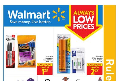 Walmart Rule The School For Less Flyer August 24 to 30