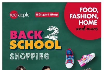 The Bargain Shop & Red Apple Stores Flyer August 24 to 30