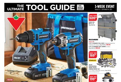 Canadian Tire The Ultimate Tool Guide Flyer August 25 to September 14