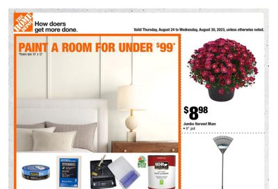 Home Depot (ON) Flyer August 24 to 30