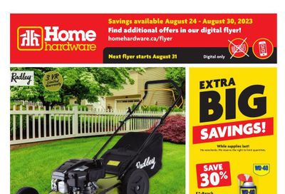 Home Hardware (Atlantic) Flyer August 24 to 30