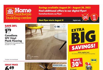 Home Hardware Building Centre (AB) Flyer August 24 to 30