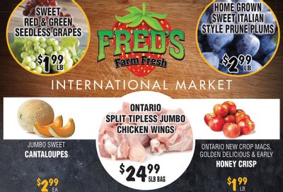 Fred's Farm Fresh Flyer August 23 to 29