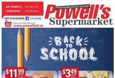Powell's Supermarket Flyer August 24 to 30