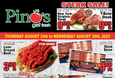 Pino's Flyer August 24 to 30