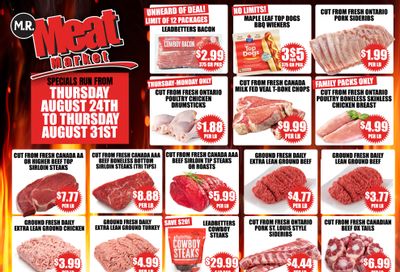 M.R. Meat Market Flyer August 24 to 31