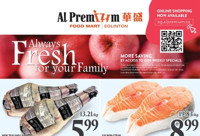 Al Premium Food Mart (Eglinton Ave.) Flyer August 24 to 30