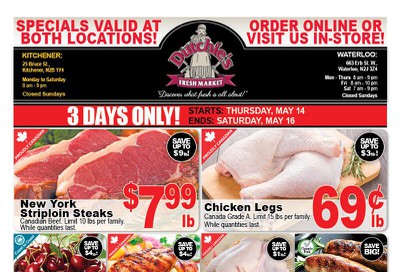 Dutchies Fresh Market Flyer May 14 to 16