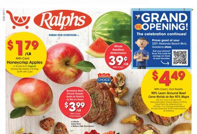 Ralphs (CA) Weekly Ad Flyer Specials August 23 to August 29, 2023