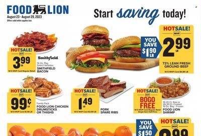 Food Lion (NC) Weekly Ad Flyer Specials August 23 to August 29, 2023