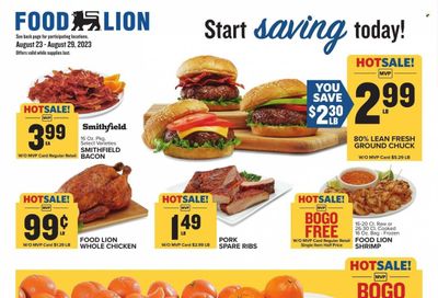 Food Lion (NC) Weekly Ad Flyer Specials August 23 to August 29, 2023