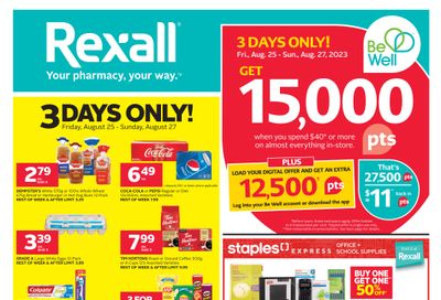 Rexall (SK) Flyer August 25 to 31