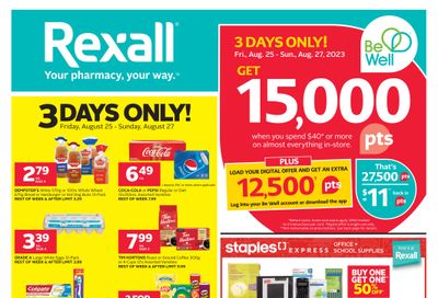 Rexall (BC) Flyer August 25 to 31