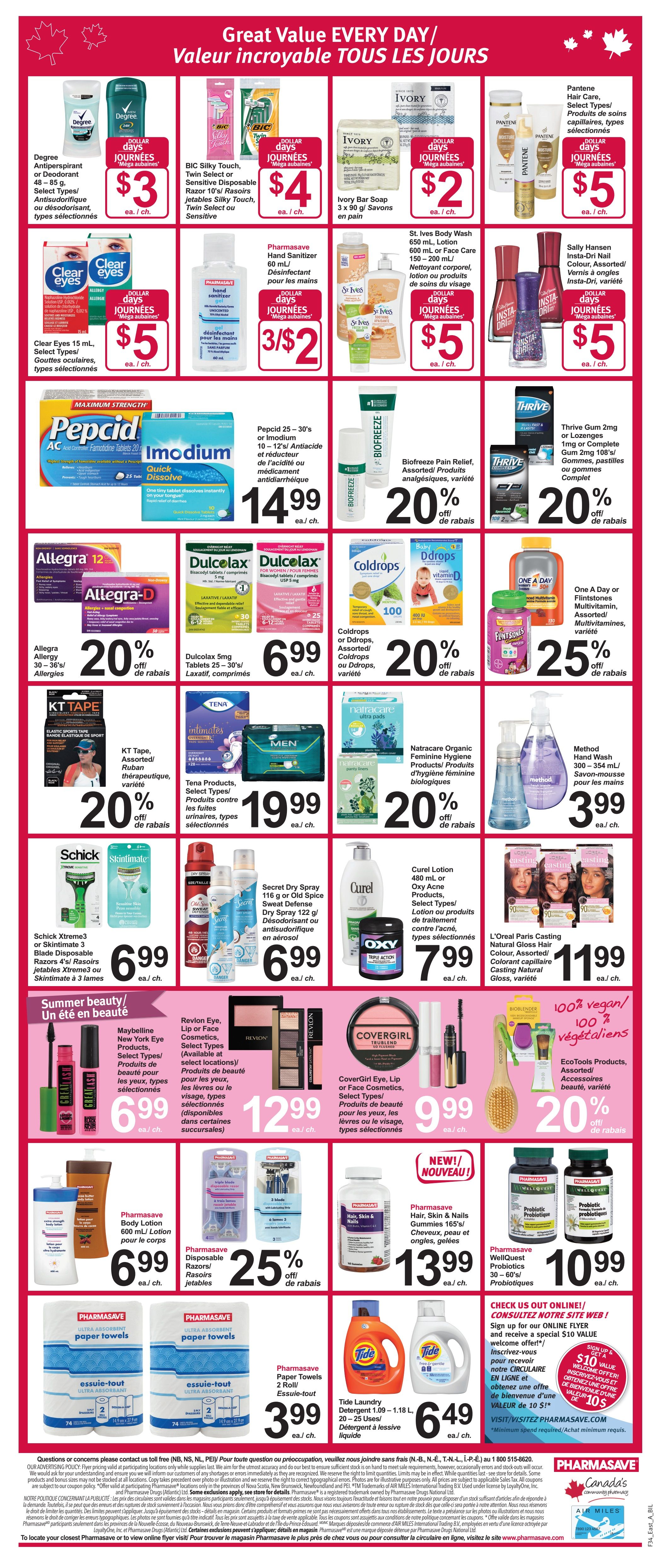 Pharmasave (NB) Flyer August 25 to 31