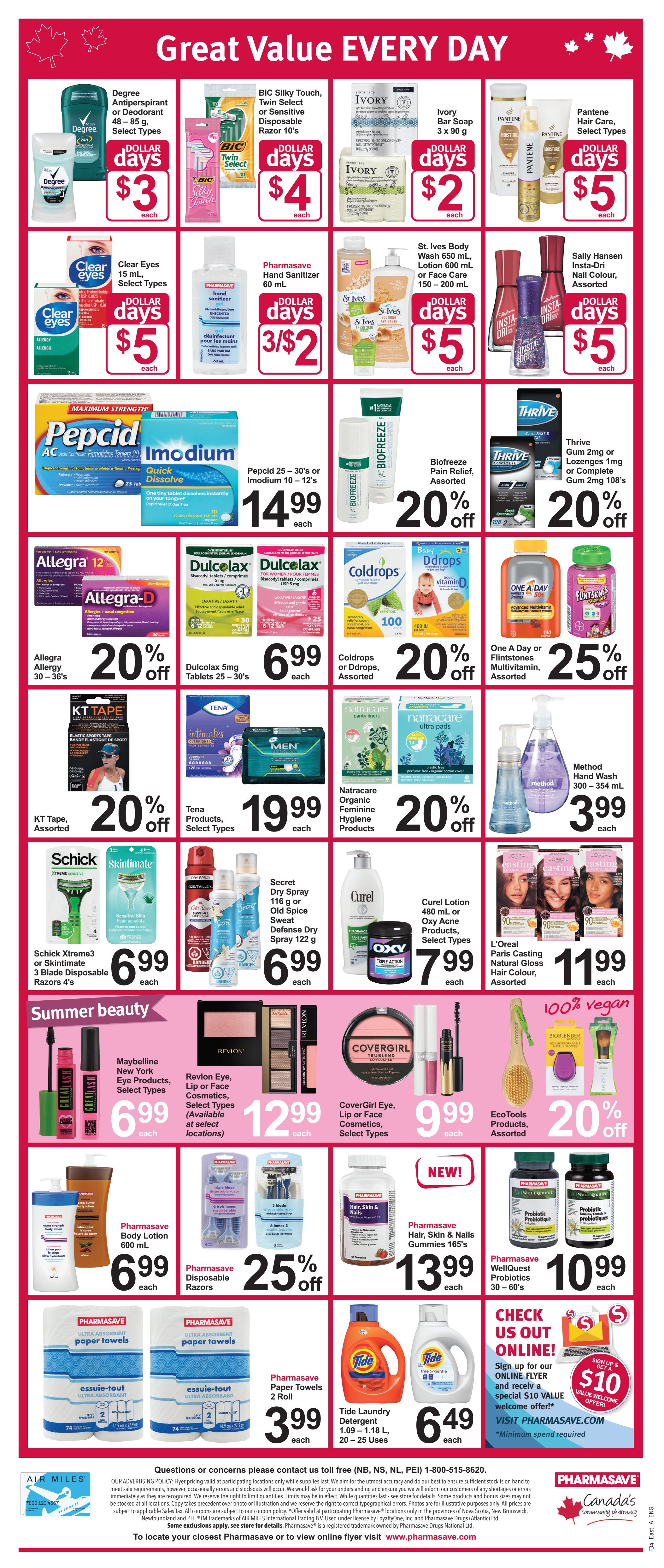 Pharmasave (Atlantic) Flyer August 25 to 31