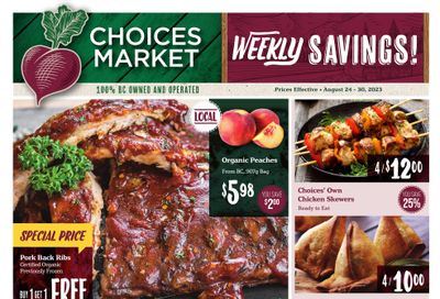 Choices Market Flyer August 24 to 30
