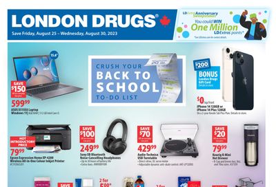 London Drugs Weekly Flyer August 25 to 30