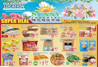 Sunny Foodmart (Markham) Flyer August 25 to 31