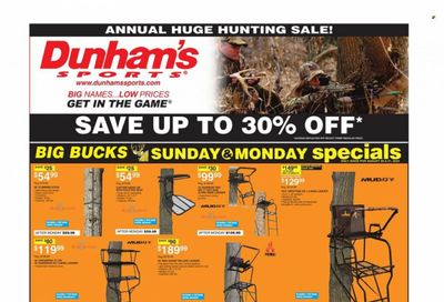 Dunham's Sports (IN, KY, MN, ND, OH, PA, SD, WI) Weekly Ad Flyer Specials August 19 to August 24, 2023