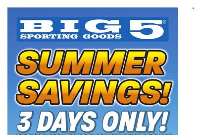 Big 5 (AZ, CA, CO, ID, NM, OR, UT, WA) Weekly Ad Flyer Specials August 21 to August 23, 2023