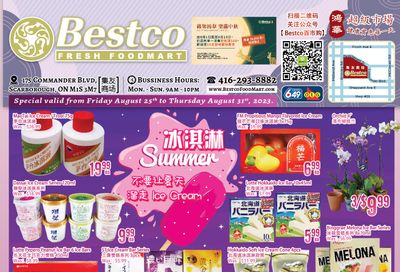 BestCo Food Mart (Scarborough) Flyer August 25 to 31