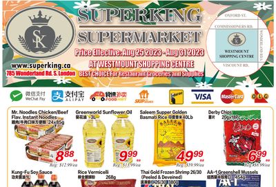 Superking Supermarket (London) Flyer August 25 to 31