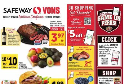 Safeway (CA) Weekly Ad Flyer Specials August 23 to August 29, 2023