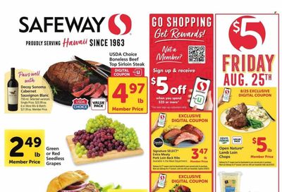 Safeway (HI) Weekly Ad Flyer Specials August 23 to August 29, 2023