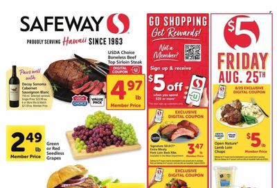 Safeway (HI) Weekly Ad Flyer Specials August 23 to August 29, 2023