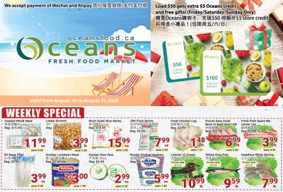Oceans Fresh Food Market (Mississauga) Flyer August 25 to 31