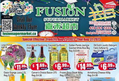 Fusion Supermarket Flyer August 25 to 31