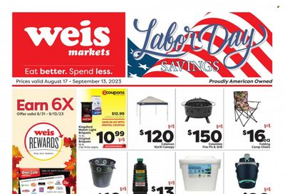 Weis (MD, NY, PA) Weekly Ad Flyer Specials August 17 to September 13, 2023