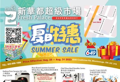 Fresh Palace Supermarket Flyer August 25 to 31