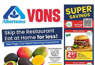 Vons (CA) Weekly Ad Flyer Specials August 23 to August 29, 2023