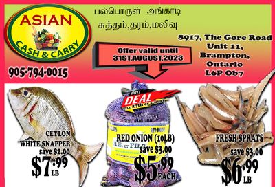 Asian Cash & Carry Flyer August 25 to 31