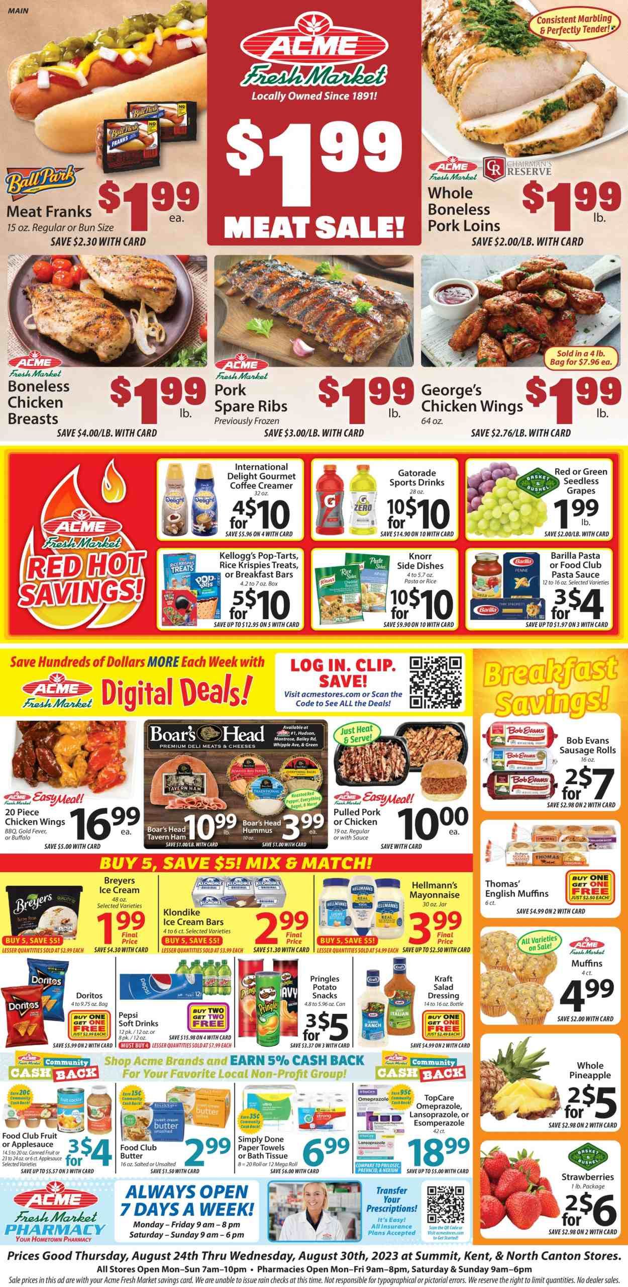 ACME Fresh Market (OH) Weekly Ad Flyer Specials August 24 to August 30, 2023
