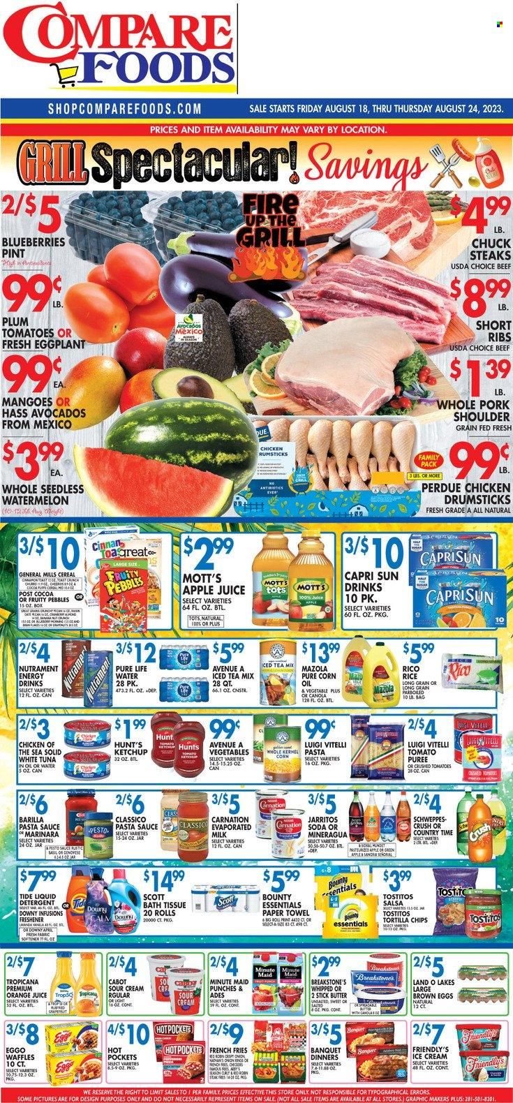 Compare Foods (CT, MD, NC, NJ, NY, RI) Weekly Ad Flyer Specials August 18 to August 24, 2023