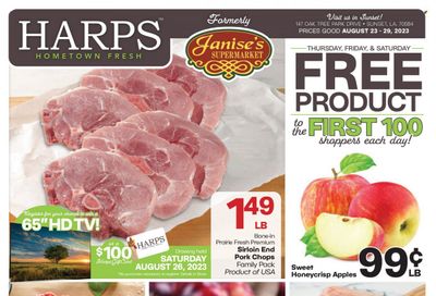 Harps Hometown Fresh (AR, KS, MO, OK) Weekly Ad Flyer Specials August 23 to August 29, 2023