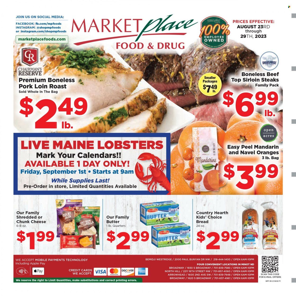 Marketplace Foods (ND) Weekly Ad Flyer Specials August 23 to August 29, 2023