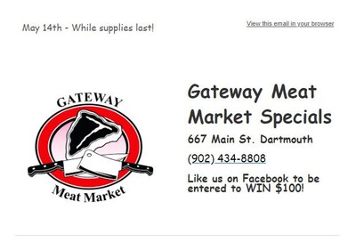 Gateway Meat Market Flyer May 14 to 20