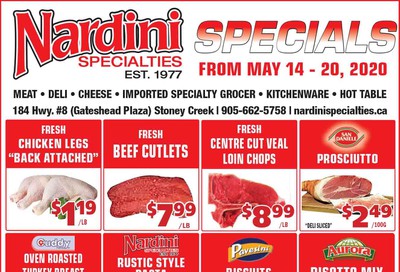 Nardini Specialties Flyer May 14 to 20