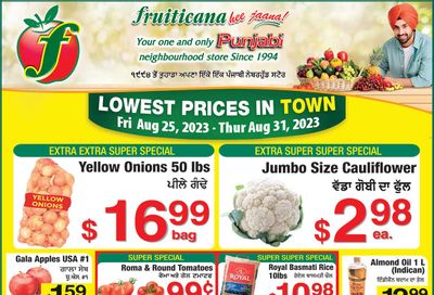 Fruiticana (Calgary) Flyer August 25 to 31