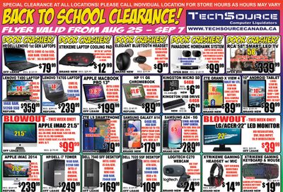 TechSource Flyer August 25 to September 7